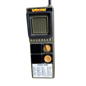 Vintage ERTL Commando Walkie-Talkie Morse Code Combat Radio Working